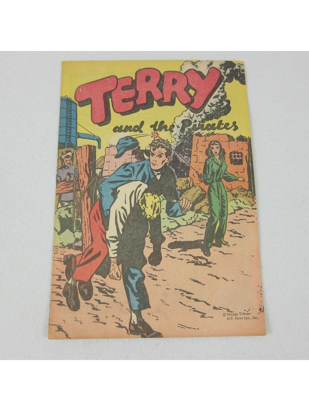 Vintage 1938 Terry and the Pirates Comic Book Chicago Tribune Popped Wheat Promo